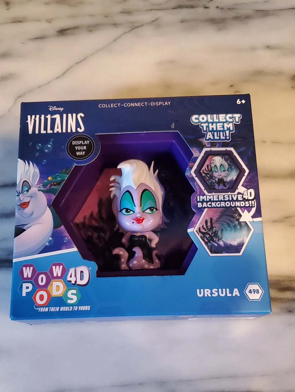 Disney Villains Ursula Figure - Teal, Purple & White